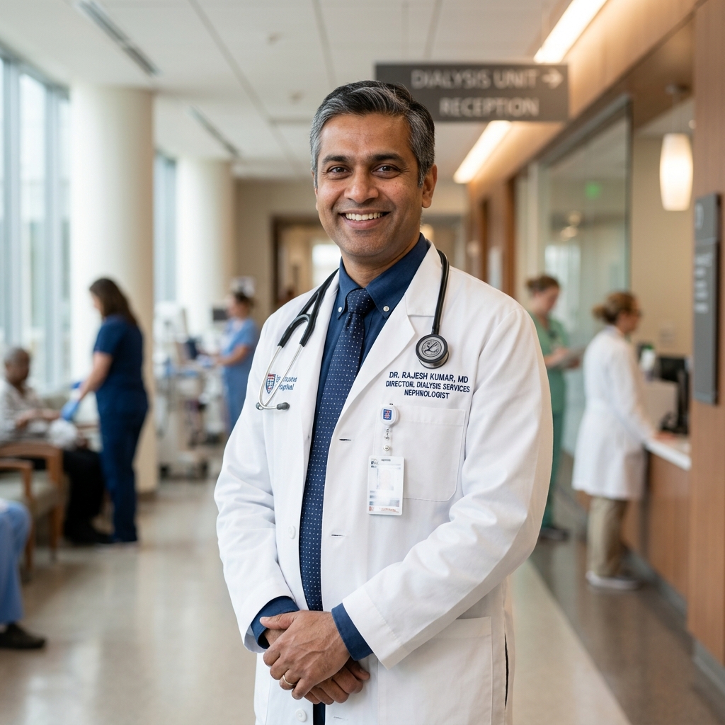 Dr. Rajesh Kumar, MD - Director of Dialysis & Vascular Access